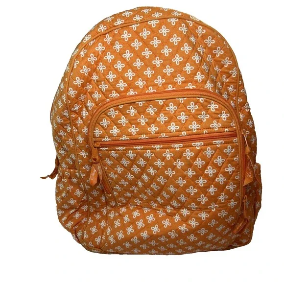 Vera Bradley | Bags | Vera Bradley Large Backpack Orange  display picture 1